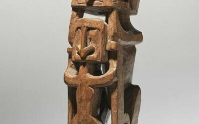 001457 Papua, Cenderawasih Bay, Yapen, ancestor figure