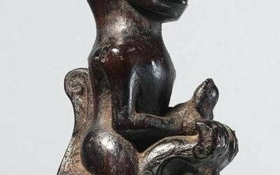 001462 Sumatra, Batak, top of a staff