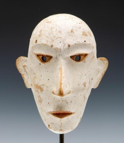 001404 Borneo, Sarawak, Iban Dayak, face mask