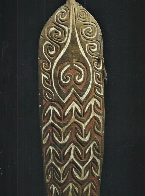 001432 Papua, Yaqay, Nambeomon river, shield