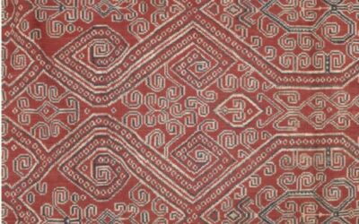 001507 Borneo, Sarawak, Iban Dayak, ceremonial cloth
