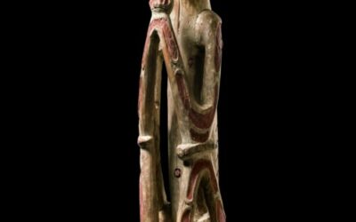 000190 Papua, Central Asmat, ancestor figure