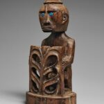 000669 Papua, Cenderawasih Bay, Doreh Bay, ancestor figure