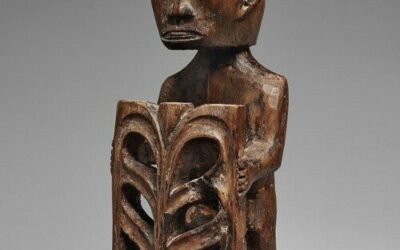 000669 Papua, Cenderawasih Bay, Doreh Bay, ancestor figure