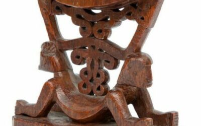 000842 Papua, Cenderawasih Bay, headrest