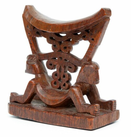 000842 Papua, Cenderawasih Bay, headrest