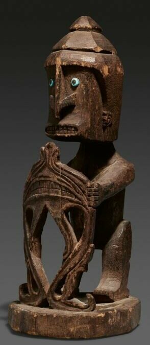 000890 Papua, Cenderawasih Bay, Doreh Bay, ancestor figure