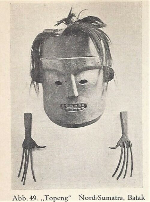 001515 Sumatra, Batak, funeral mask