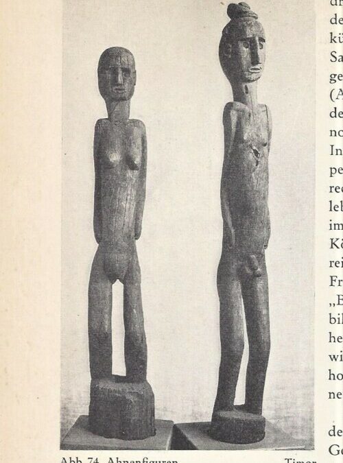 001516 Timor, pair of ancestor figures