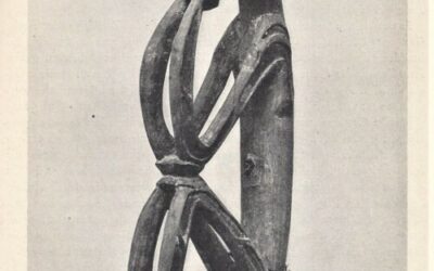 001518 Papua, Northwest Asmat, Unir river, ancestor figure