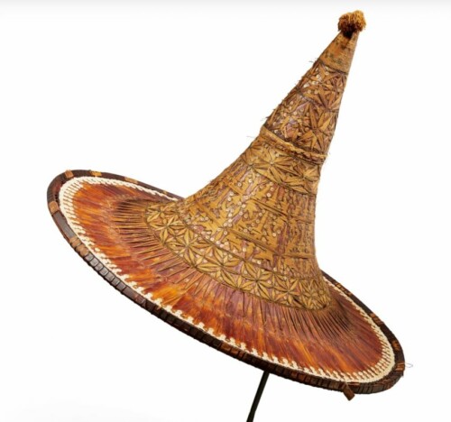 001526 Borneo, Kalimantan, Dayak, hat