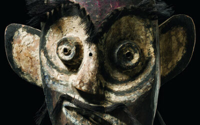 000175 Borneo, Sarawak, Iban Dayak, mask