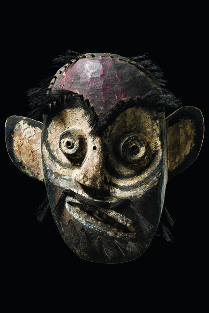 000175 Borneo, Sarawak, Iban Dayak, mask