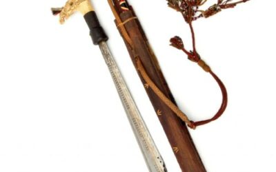 001539 Borneo, Upper Mahakam, Dayak, sword