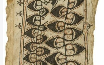 001558 Papua, Sentani Lake, barkcloth
