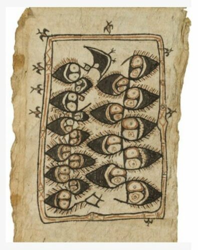 001558 Papua, Sentani Lake, barkcloth