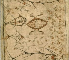 001559 Papua, Sentani Lake, barkcloth