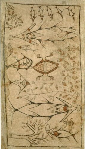 001559 Papua, Sentani Lake, barkcloth