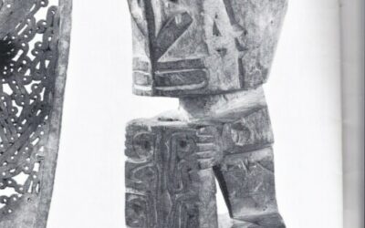 001565 Papua, Cenderawasih Bay, ancestor figure
