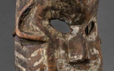 001575 Borneo, Sarawak, Iban, face mask