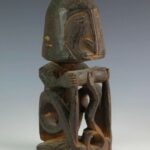 001590 Papua, Cenderawasih Bay, Schouten Islands, Biak, ancestor figure