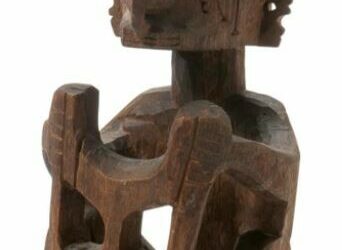 001603 Papua, Cenderawasih Bay, ancestor figure