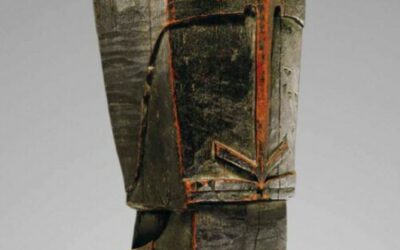 001614 Papua, Cenderawasih Bay, ancestor figure