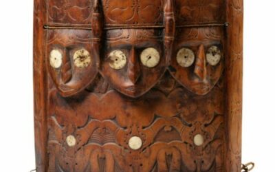 001634 Borneo, Kayanic Dayak, baby carrier