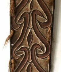 001641 Papua, Central Asmat, war shield