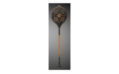 001655 Borneo, Dayak ceremonial paddle