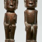 001728 Sumatra, Batak, pair of ancestor figures