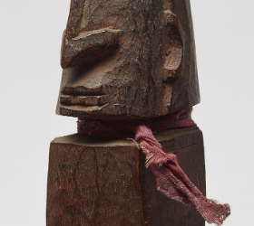 001755 Papua, Cenderawasih Bay, ancestor figure