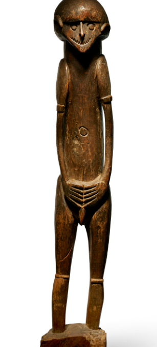 001775 Papua, Lake Sentani, figure