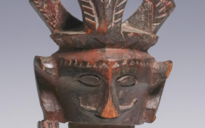 001829 Sumatra, Nias, ancestor figure