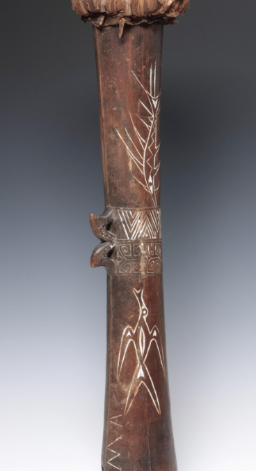 001881 Papua, Humboldt Bay, drum