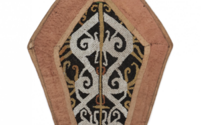 001889 Borneo, East Kalimantan, Dayak sitting mat