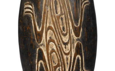 001939 Papua, Lake Sentani, tray